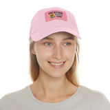 Vacation Mode Dad Hat with Leather Patch