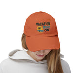 Vacation Mode On Distressed Hat