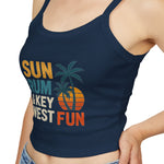 Sun, Rum & Key West Fun Spaghetti Strap Tank Top