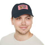Vacation Mode Dad Hat with Leather Patch