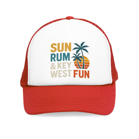 Sun, Rum & Key West Fun Mesh Cap
