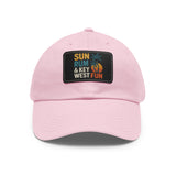 Sun, Fun & Key West Rum Dad Hat with Leather Patch