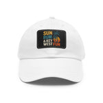 Sun, Fun & Key West Rum Dad Hat with Leather Patch