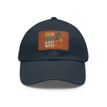 Sun, Fun & Key West Rum Dad Hat with Leather Patch