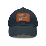 Sun, Fun & Key West Rum Dad Hat with Leather Patch