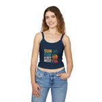 Sun, Rum & Key West Fun Spaghetti Strap Tank Top