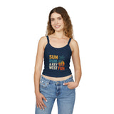 Sun, Rum & Key West Fun Spaghetti Strap Tank Top