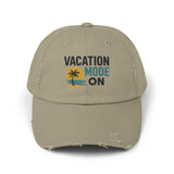 Vacation Mode On Distressed Hat