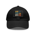 Sun, Fun & Key West Rum Dad Hat with Leather Patch