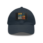 Sun, Fun & Key West Rum Dad Hat with Leather Patch