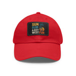 Sun, Fun & Key West Rum Dad Hat with Leather Patch