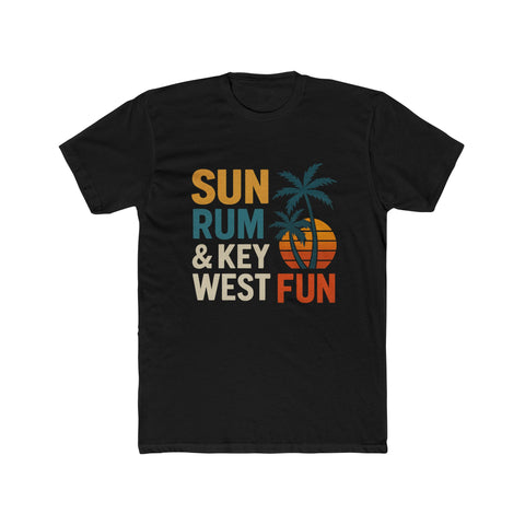 Sun, Rum & Key West Fun Unisex Tee