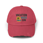 Vacation Mode On Distressed Hat