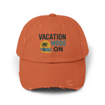 Vacation Mode On Distressed Hat