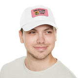 Vacation Mode Dad Hat with Leather Patch