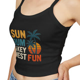 Sun, Rum & Key West Fun Spaghetti Strap Tank Top