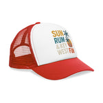 Sun, Rum & Key West Fun Mesh Cap