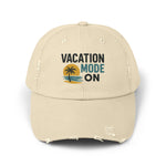 Vacation Mode On Distressed Hat